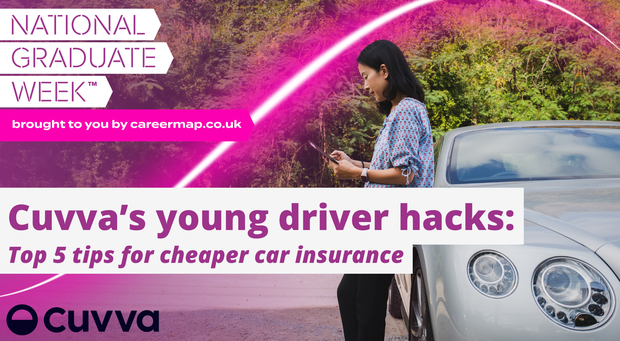 Cuvva’s young driver hacks – top 5 tips for cheaper car insurance